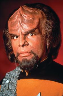 Disclaimer: I don't know Star Trek. I don't know a Klingon from a Vulcan. I just knew one of the characters had a big head and I googled the rest.